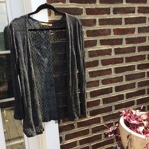 Belldini Grey Knit Cardigan